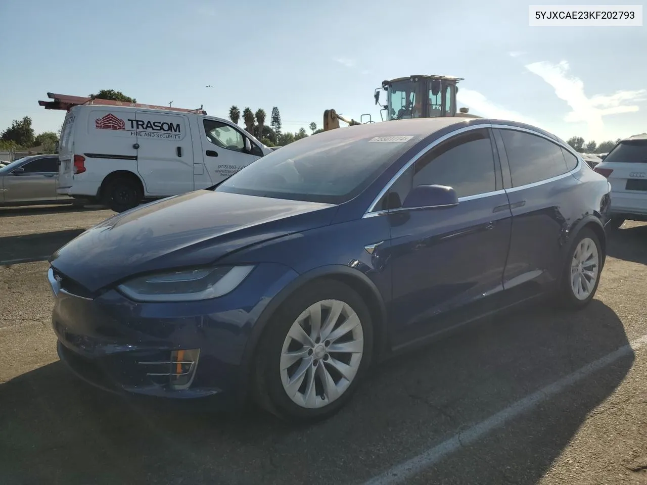 2019 Tesla Model X VIN: 5YJXCAE23KF202793 Lot: 75501774