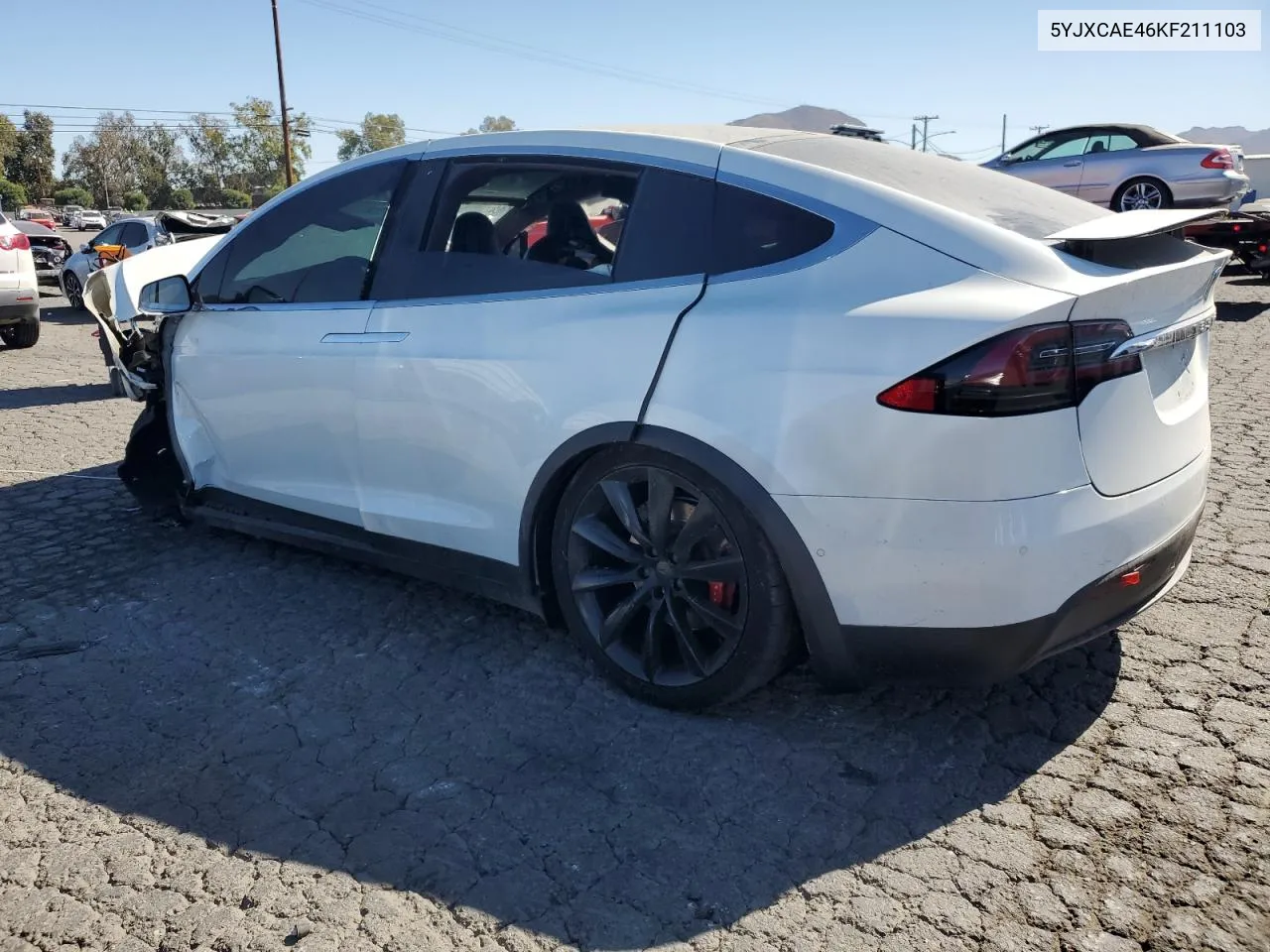 2019 Tesla Model X VIN: 5YJXCAE46KF211103 Lot: 76741064