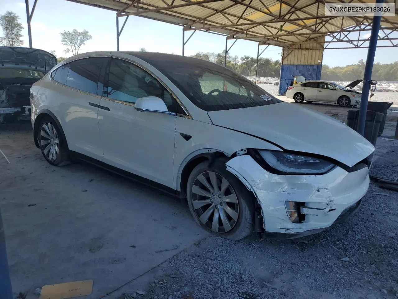 2019 Tesla Model X VIN: 5YJXCBE29KF183026 Lot: 77222954