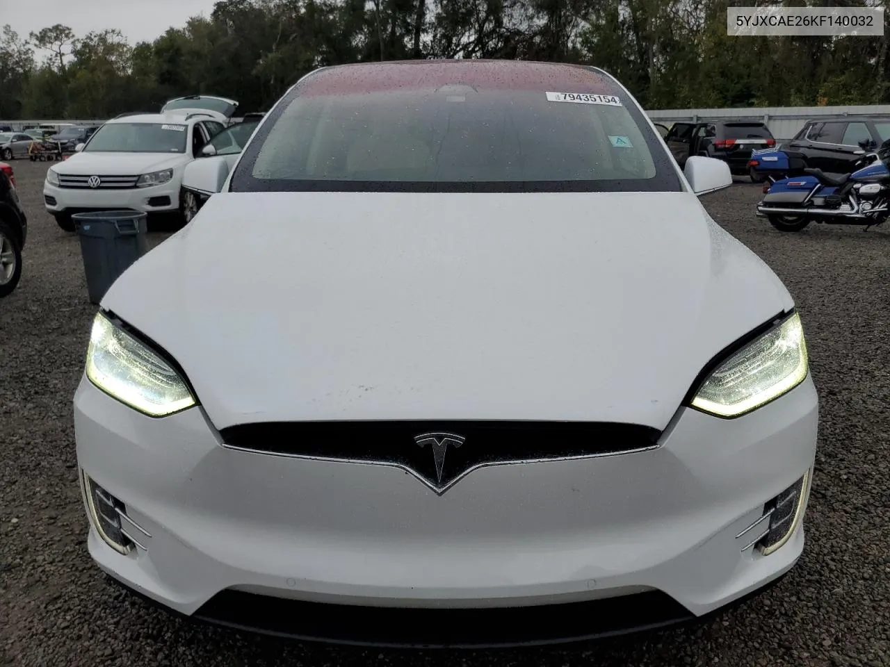 2019 Tesla Model X VIN: 5YJXCAE26KF140032 Lot: 79435154