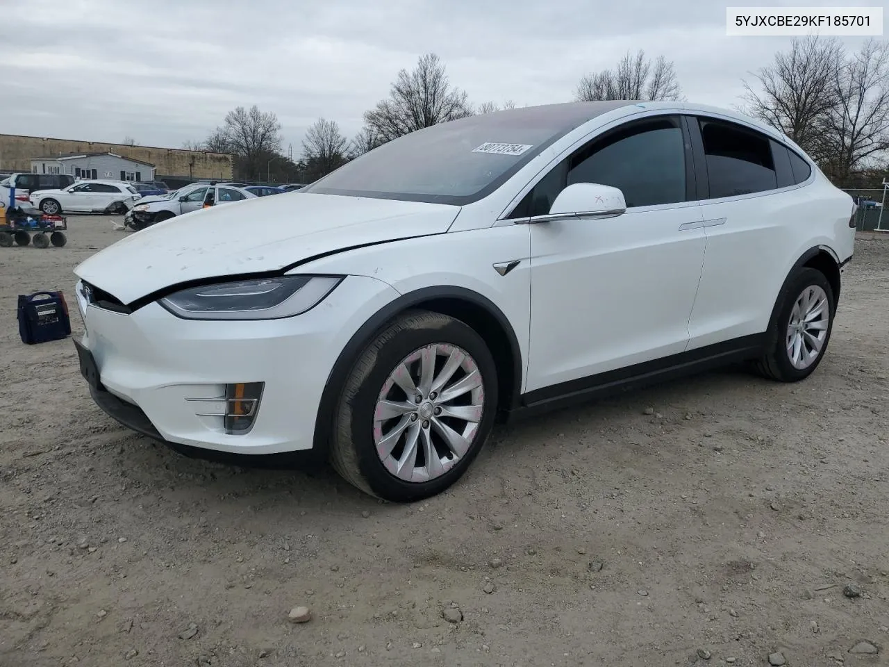 2019 Tesla Model X VIN: 5YJXCBE29KF185701 Lot: 80773754