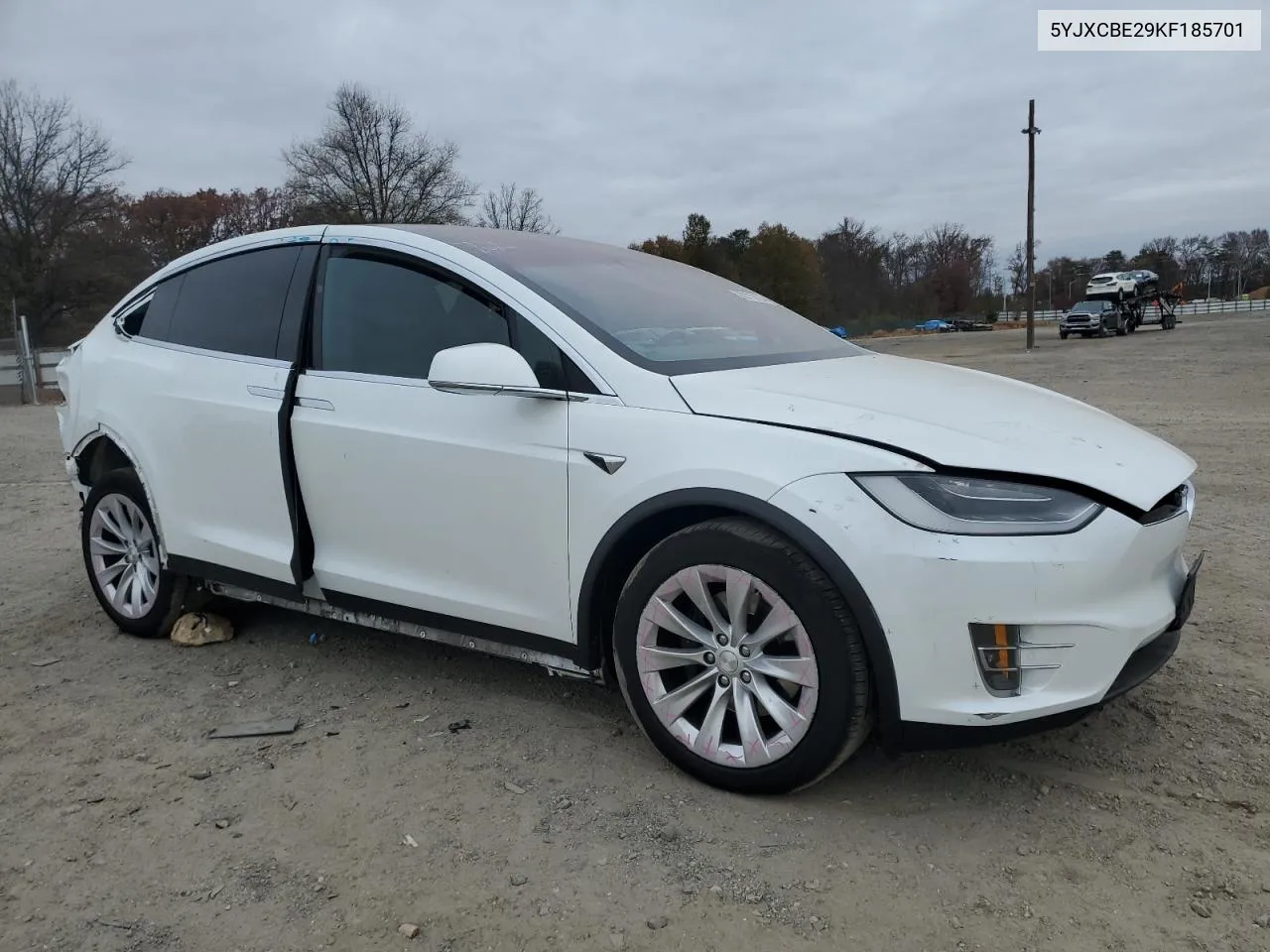 2019 Tesla Model X VIN: 5YJXCBE29KF185701 Lot: 80773754