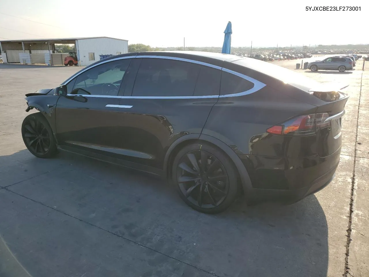 2020 Tesla Model X VIN: 5YJXCBE23LF273001 Lot: 65776984