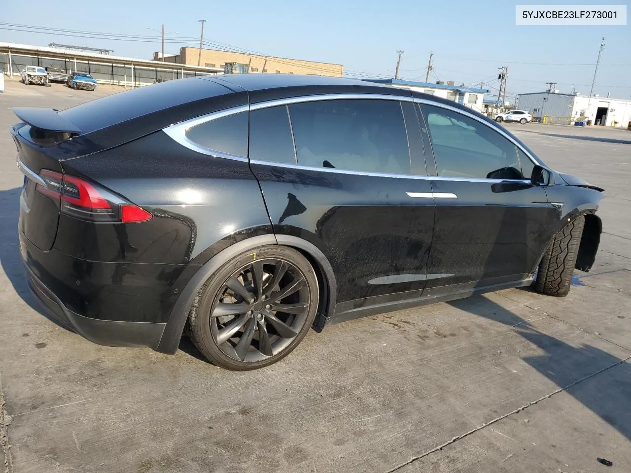 2020 Tesla Model X VIN: 5YJXCBE23LF273001 Lot: 65776984