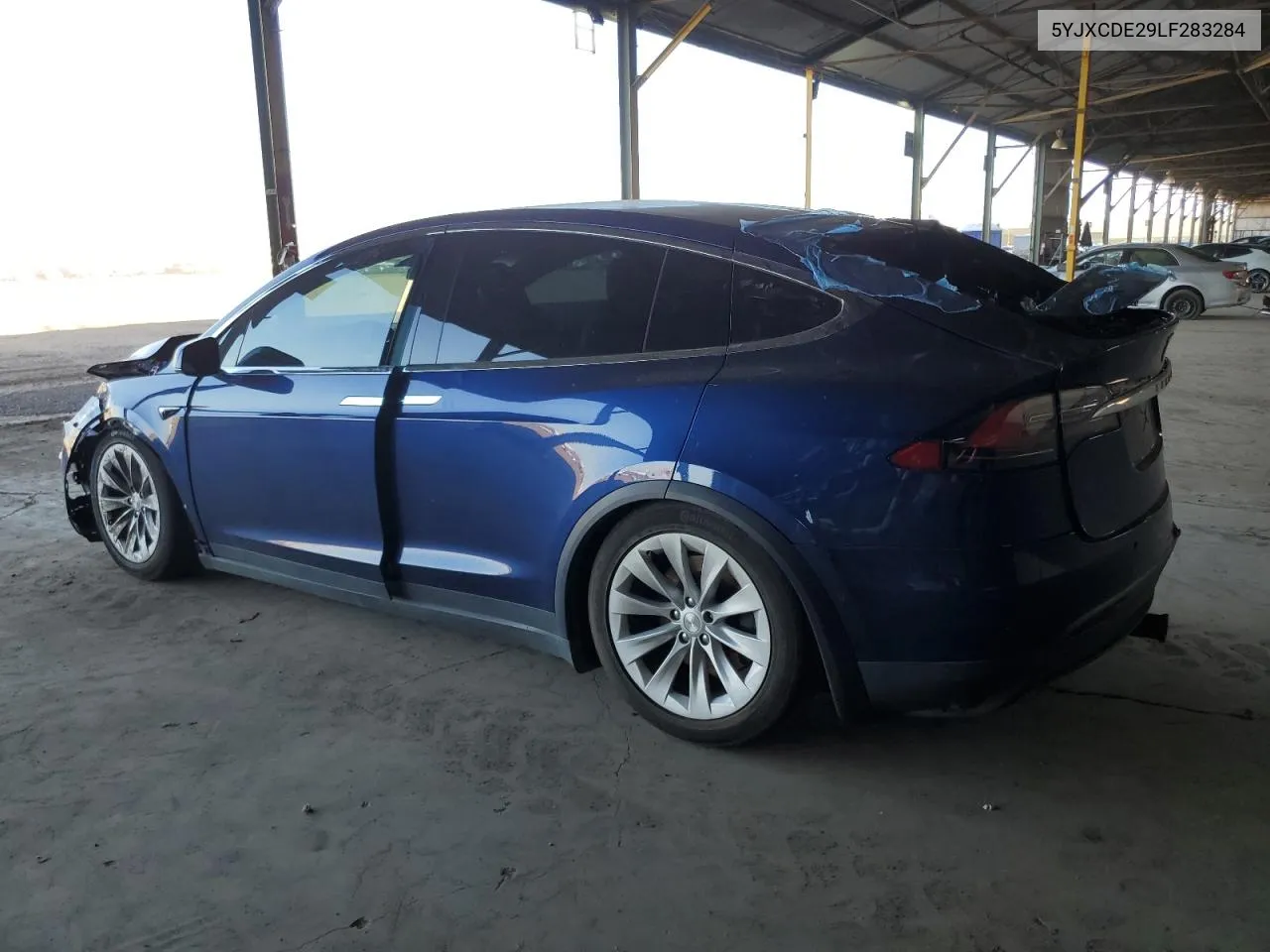 2020 Tesla Model X VIN: 5YJXCDE29LF283284 Lot: 68932974