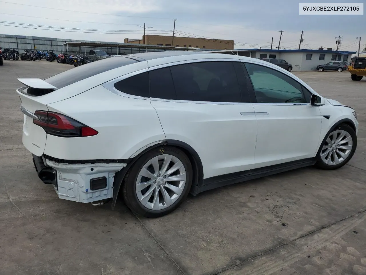 2020 Tesla Model X VIN: 5YJXCBE2XLF272105 Lot: 69445434