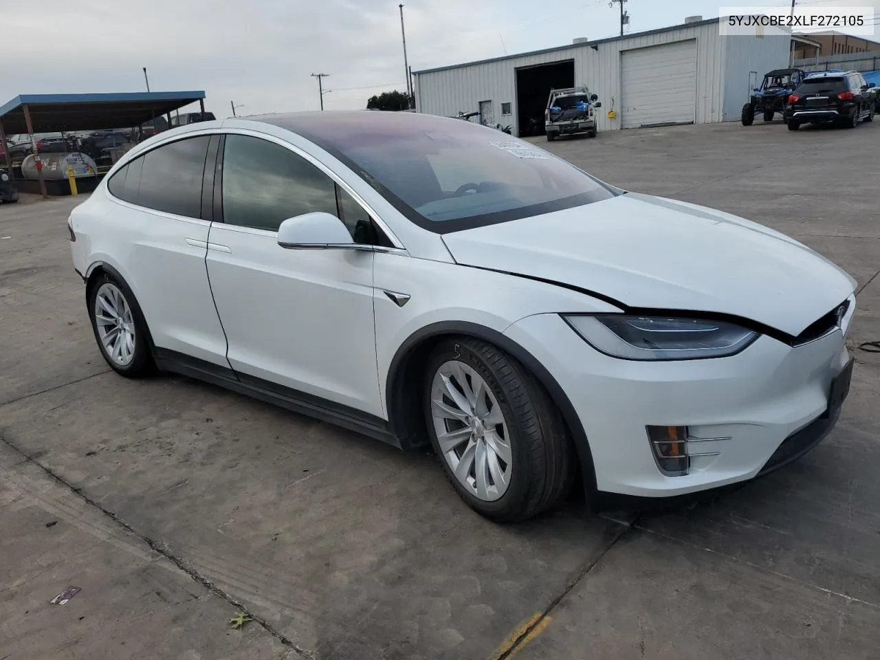 2020 Tesla Model X VIN: 5YJXCBE2XLF272105 Lot: 69445434