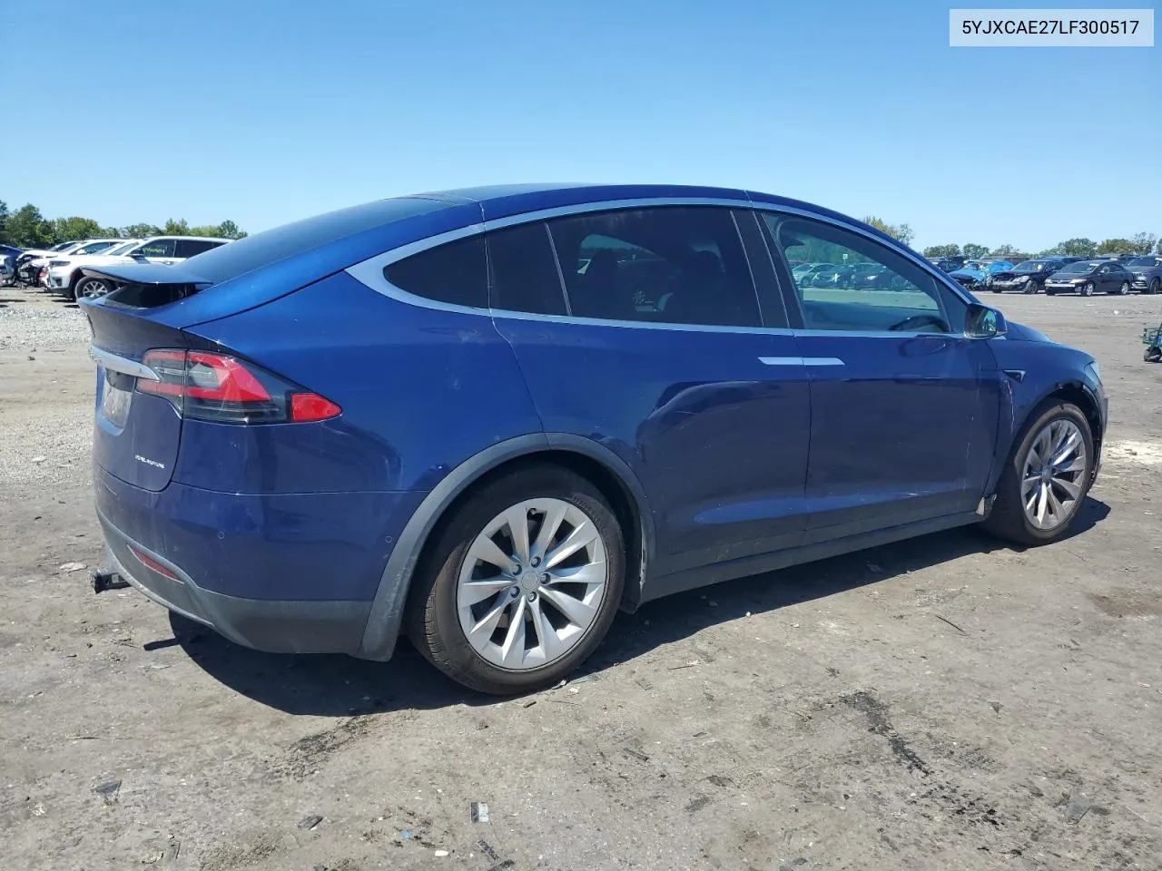 2020 Tesla Model X VIN: 5YJXCAE27LF300517 Lot: 69690584