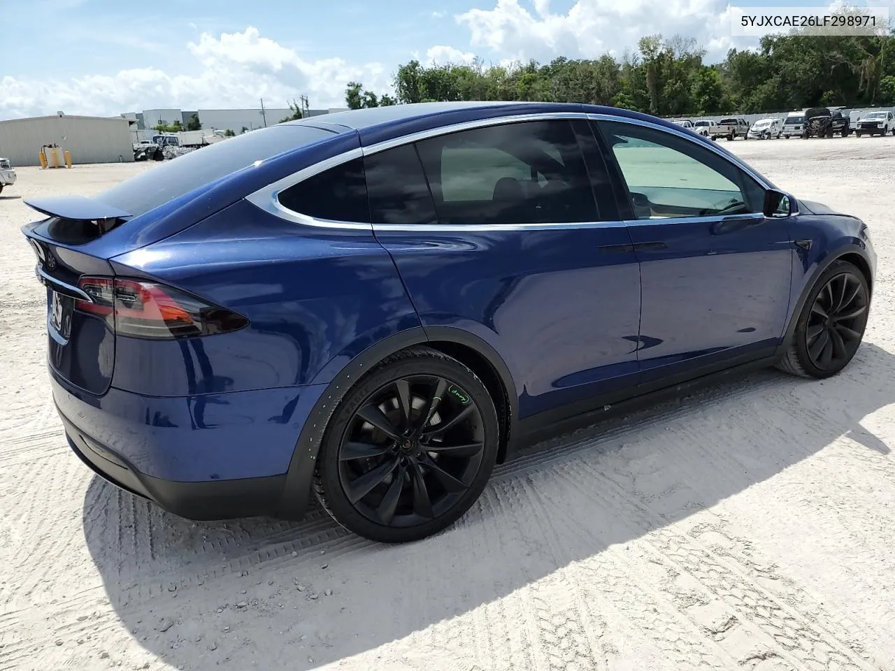 2020 Tesla Model X VIN: 5YJXCAE26LF298971 Lot: 71583934