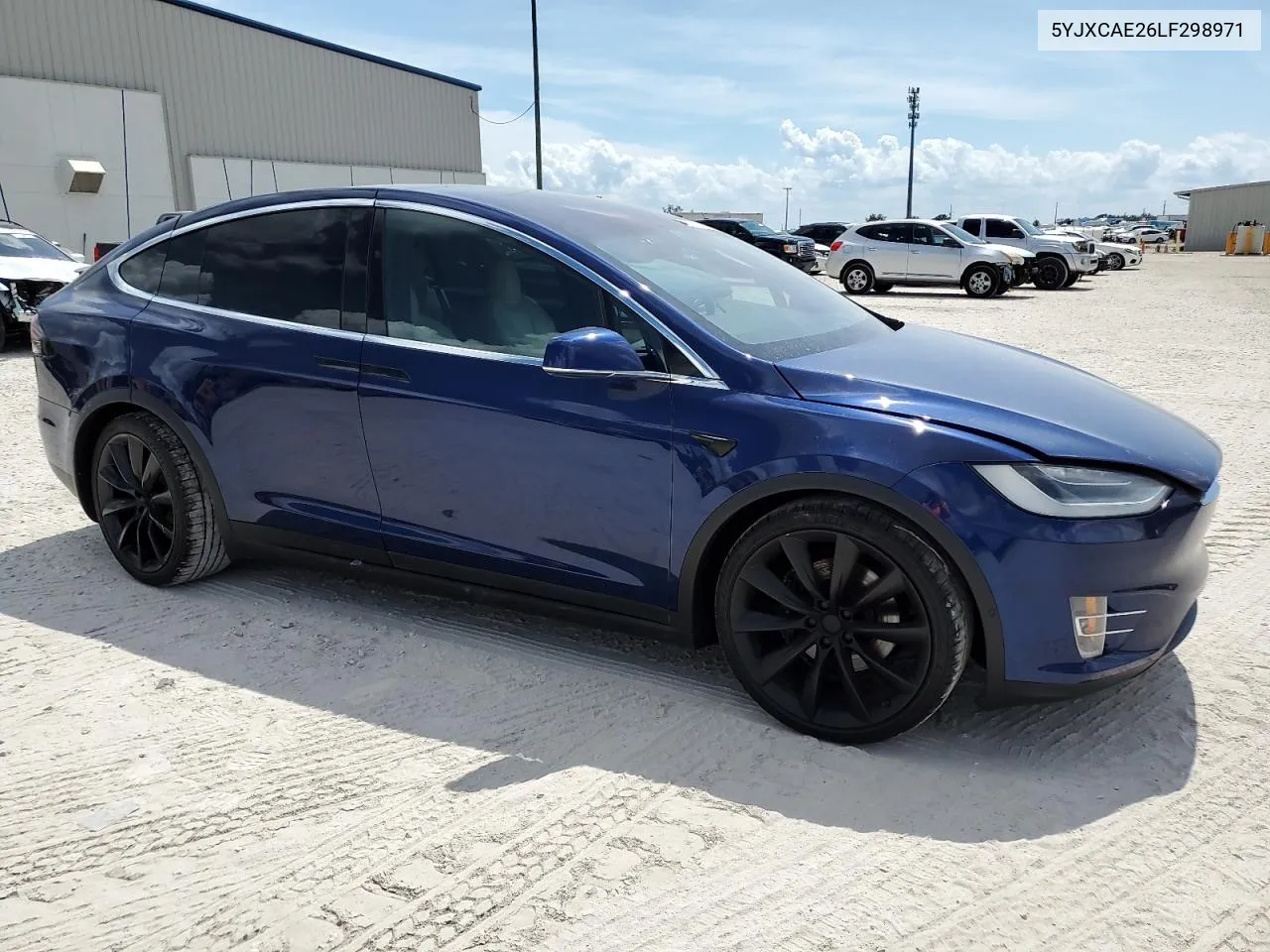 2020 Tesla Model X VIN: 5YJXCAE26LF298971 Lot: 71583934