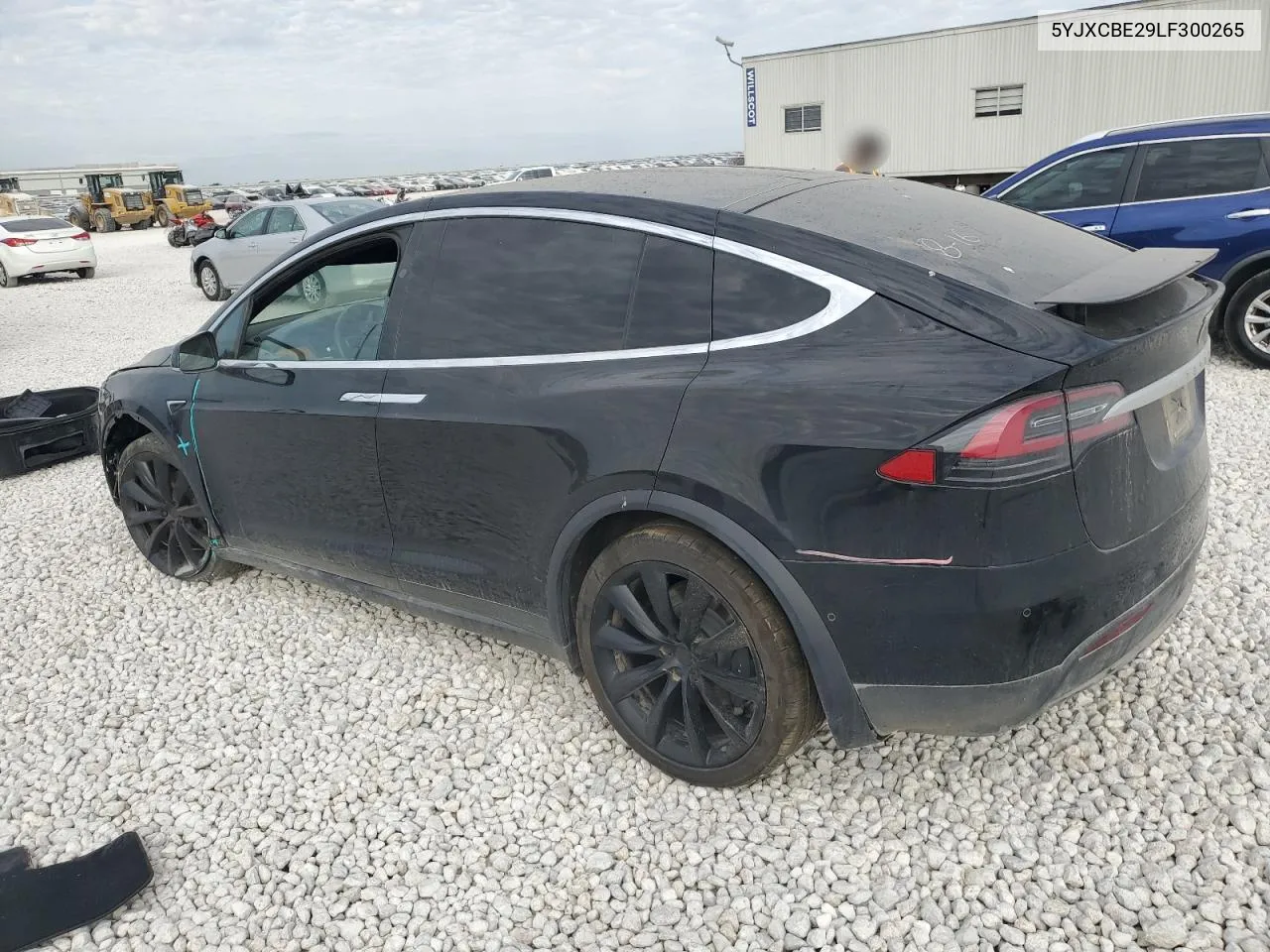 2020 Tesla Model X VIN: 5YJXCBE29LF300265 Lot: 76000294