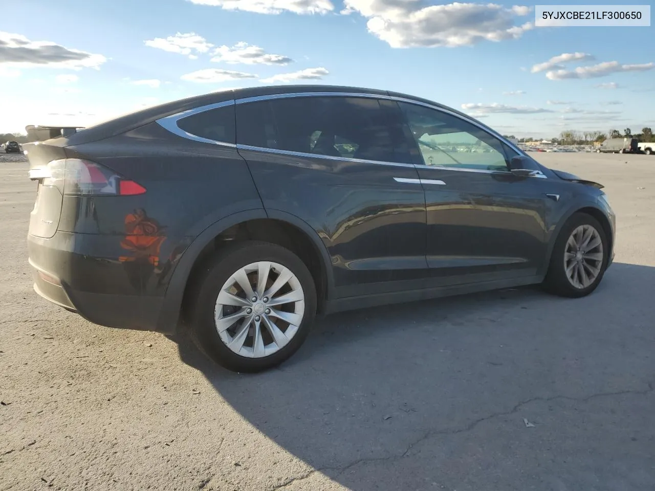 2020 Tesla Model X VIN: 5YJXCBE21LF300650 Lot: 76133354