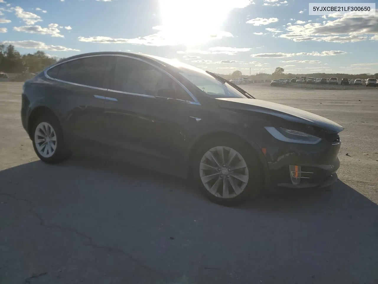 2020 Tesla Model X VIN: 5YJXCBE21LF300650 Lot: 76133354