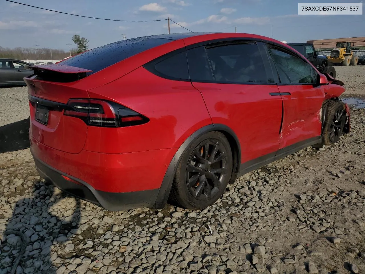 7SAXCDE57NF341537 2022 Tesla Model X