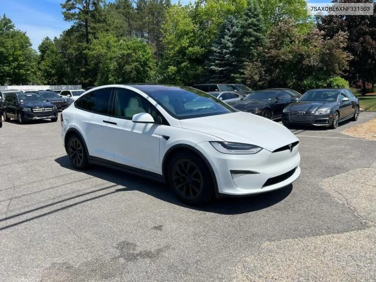 2022 Tesla Model X VIN: 7SAXCBE6XNF331503 Lot: 67729024