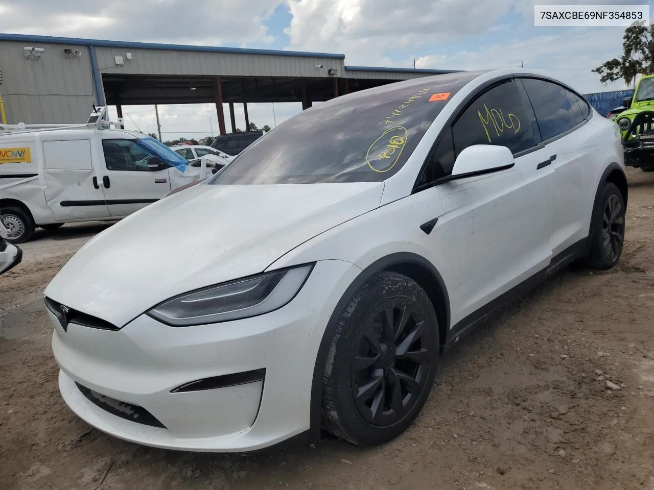 2022 Tesla Model X VIN: 7SAXCBE69NF354853 Lot: 74124934