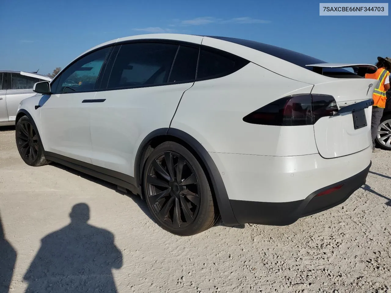 2022 Tesla Model X VIN: 7SAXCBE66NF344703 Lot: 78098614