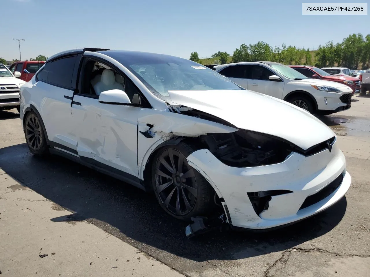 2023 Tesla Model X VIN: 7SAXCAE57PF427268 Lot: 58826724