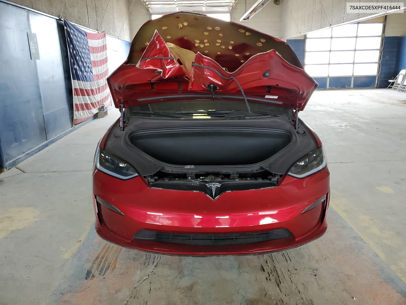 2023 Tesla Model X VIN: 7SAXCDE5XPF416444 Lot: 61802494