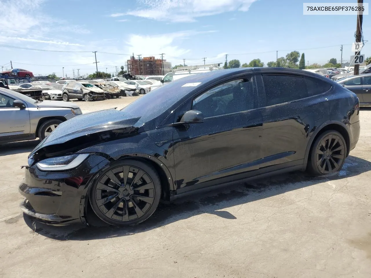 2023 Tesla Model X VIN: 7SAXCBE65PF376285 Lot: 66132544