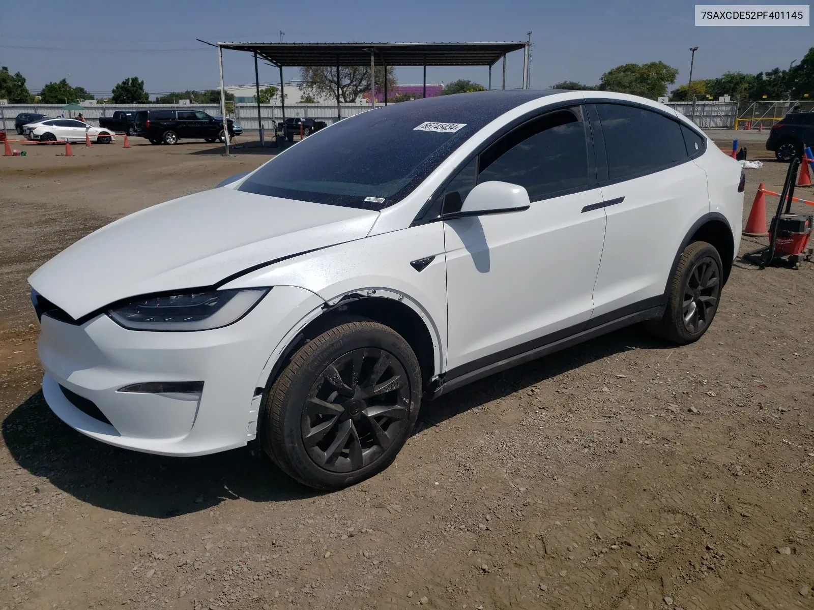 2023 Tesla Model X VIN: 7SAXCDE52PF401145 Lot: 66745434