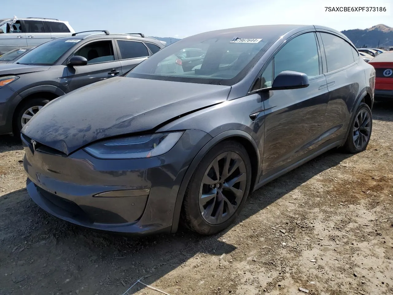 2023 Tesla Model X VIN: 7SAXCBE6XPF373186 Lot: 67967644