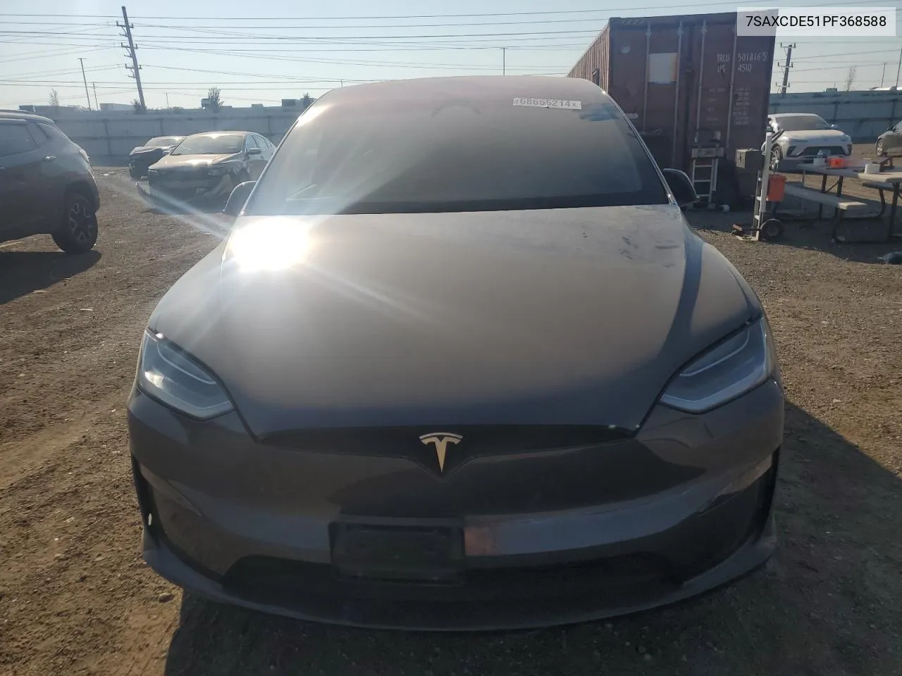 2023 Tesla Model X VIN: 7SAXCDE51PF368588 Lot: 68655214