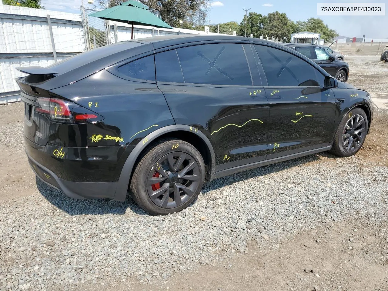 2023 Tesla Model X VIN: 7SAXCBE65PF430023 Lot: 70043834