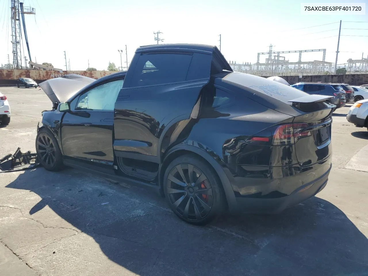 2023 Tesla Model X VIN: 7SAXCBE63PF401720 Lot: 71251714