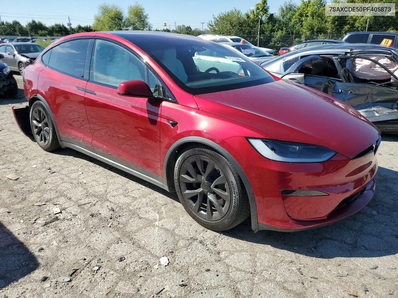 2023 Tesla Model X VIN: 7SAXCDE50PF405873 Lot: 71775844