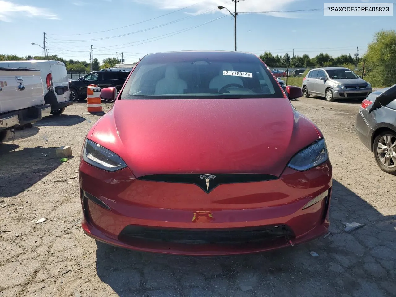 2023 Tesla Model X VIN: 7SAXCDE50PF405873 Lot: 71775844