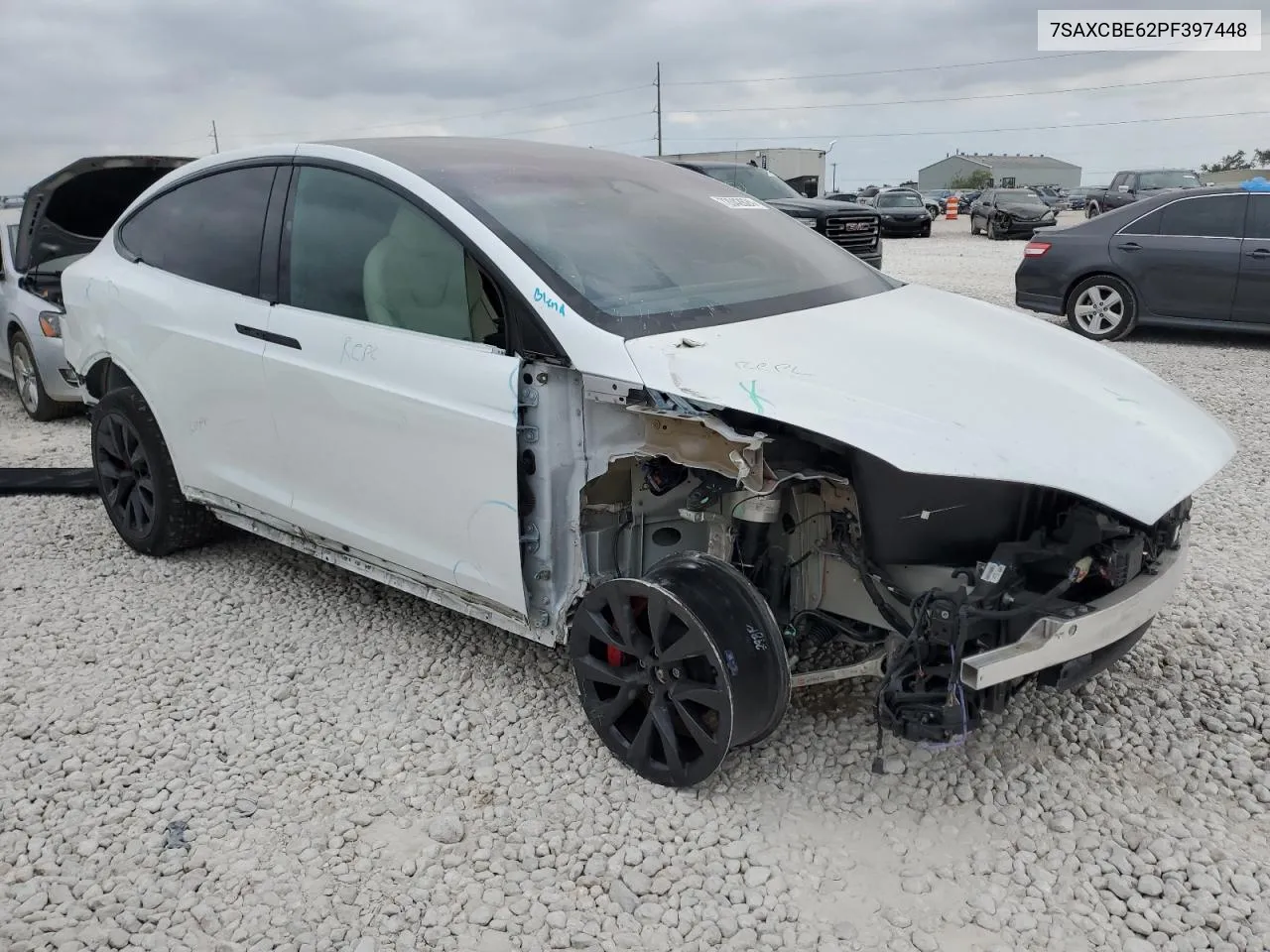 2023 Tesla Model X VIN: 7SAXCBE62PF397448 Lot: 72042624