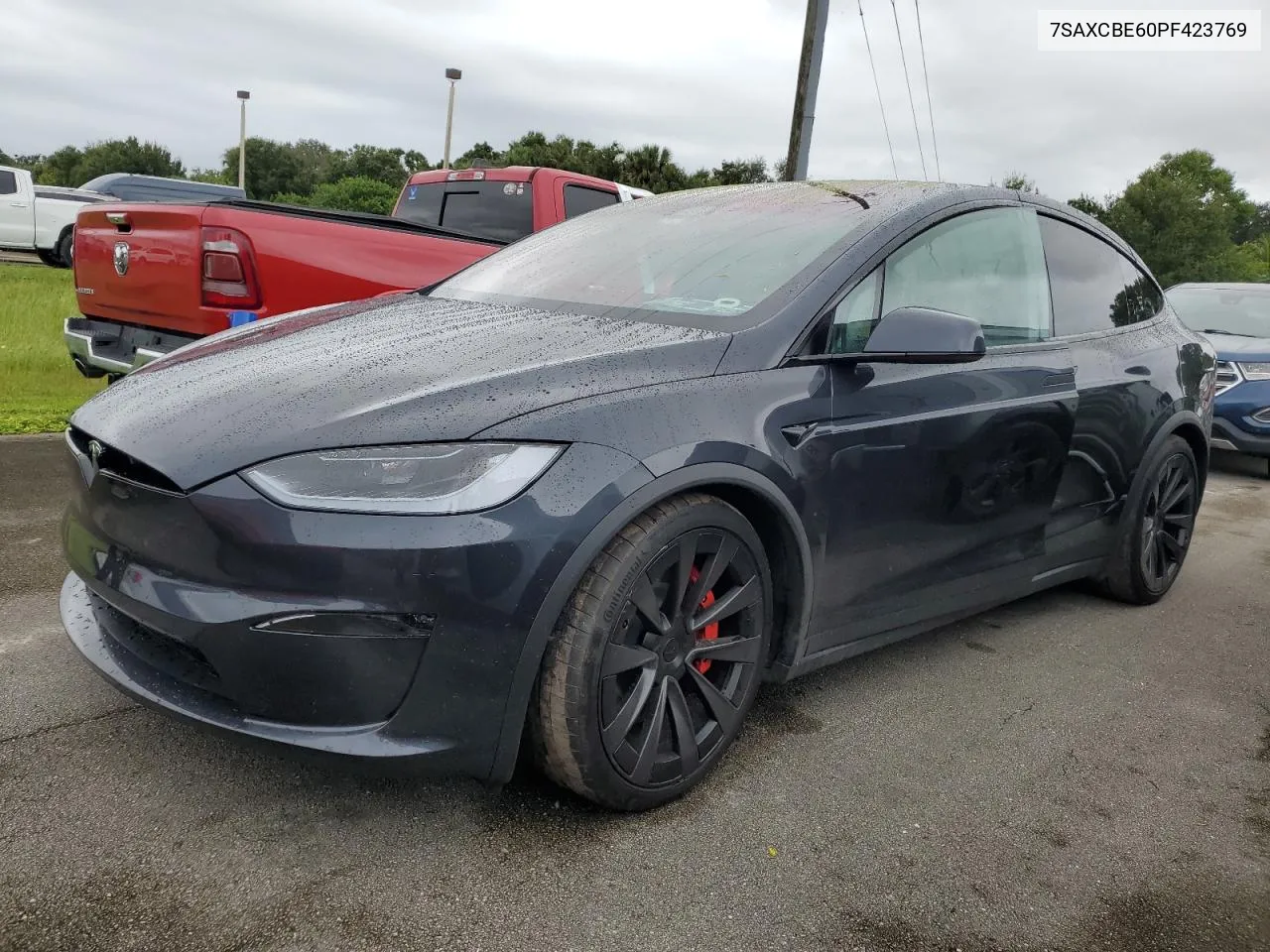 2023 Tesla Model X VIN: 7SAXCBE60PF423769 Lot: 73790274