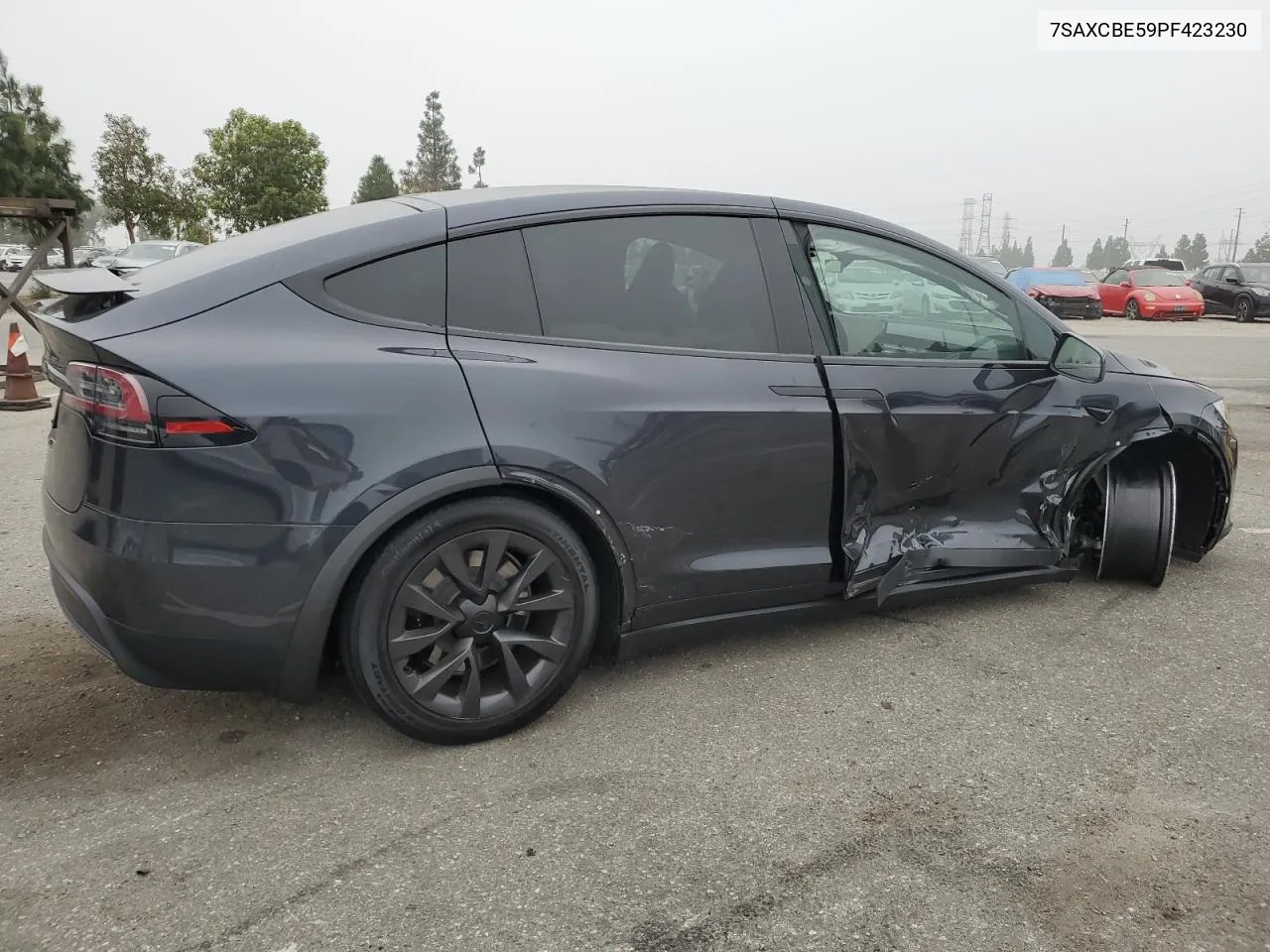 2023 Tesla Model X VIN: 7SAXCBE59PF423230 Lot: 75038164