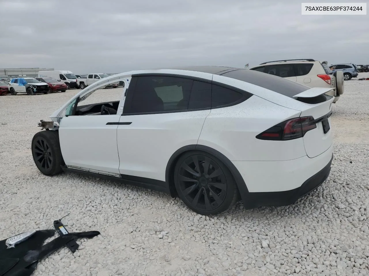 2023 Tesla Model X VIN: 7SAXCBE63PF374244 Lot: 78444134