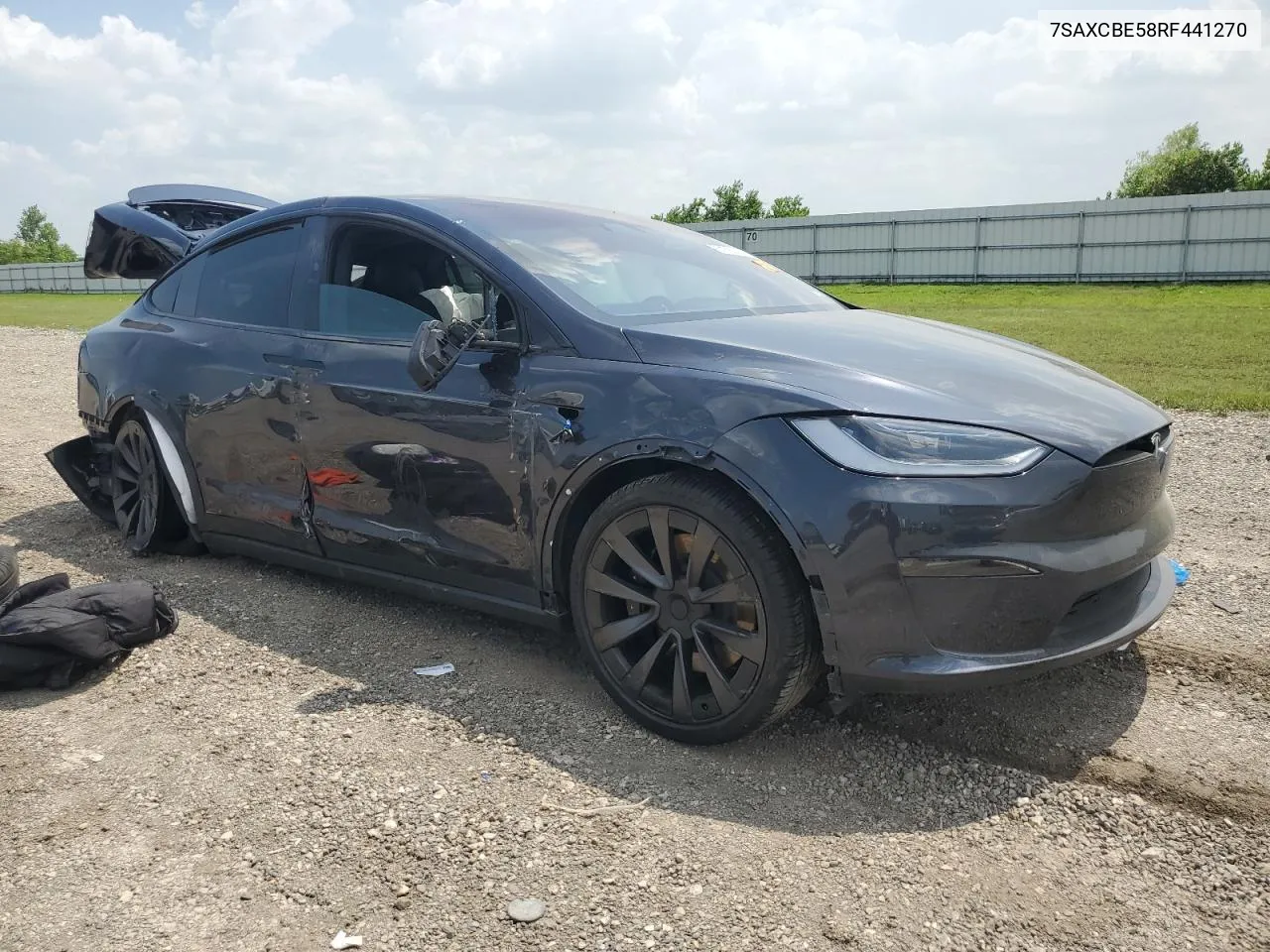 2024 Tesla Model X VIN: 7SAXCBE58RF441270 Lot: 61681474