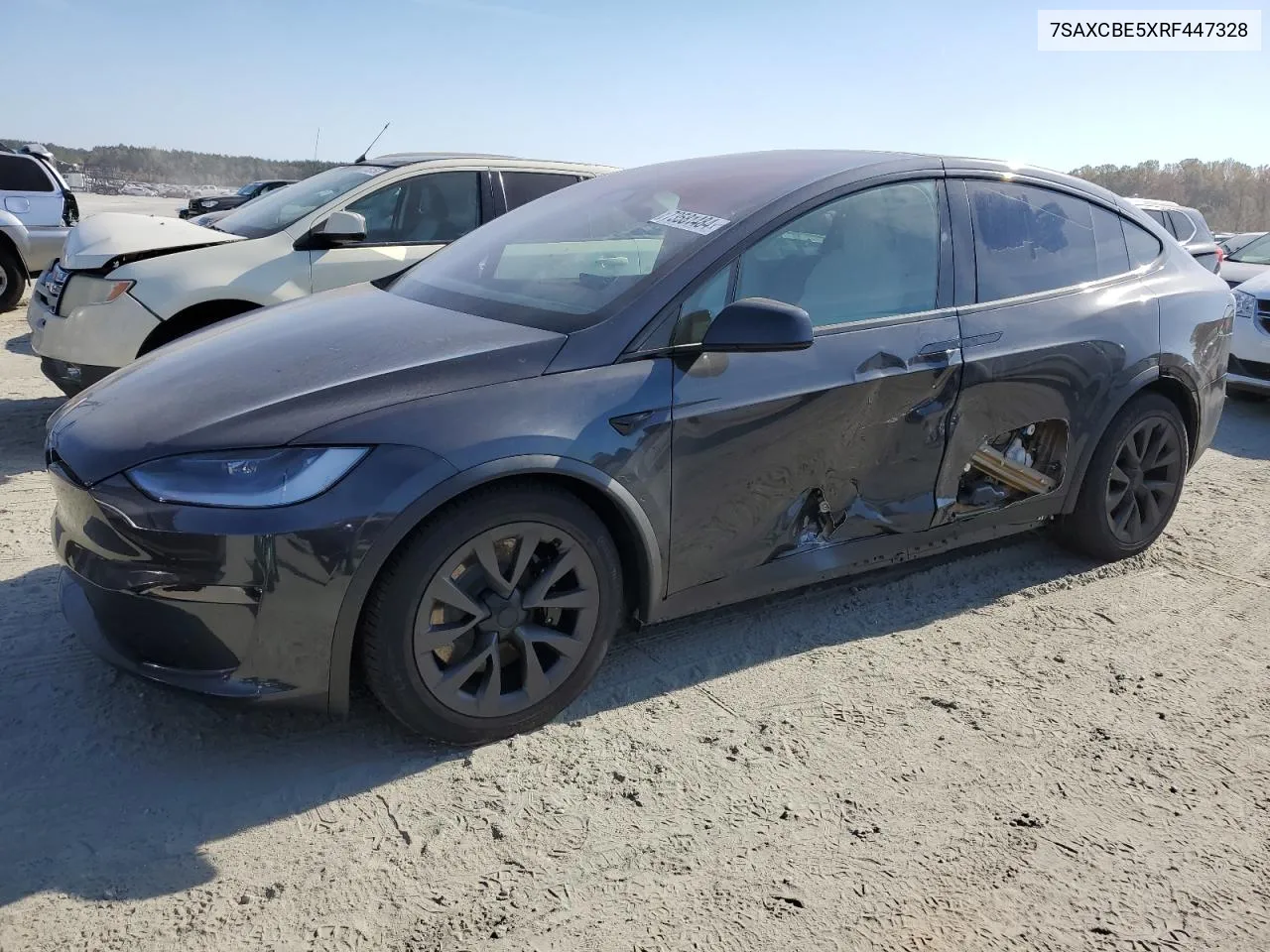 2024 Tesla Model X VIN: 7SAXCBE5XRF447328 Lot: 73581484