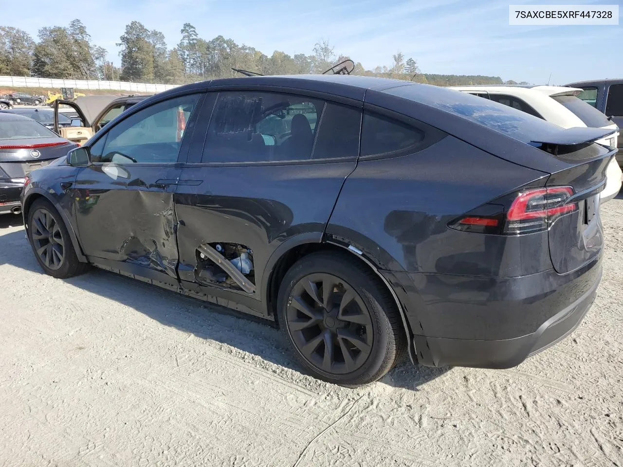 2024 Tesla Model X VIN: 7SAXCBE5XRF447328 Lot: 73581484