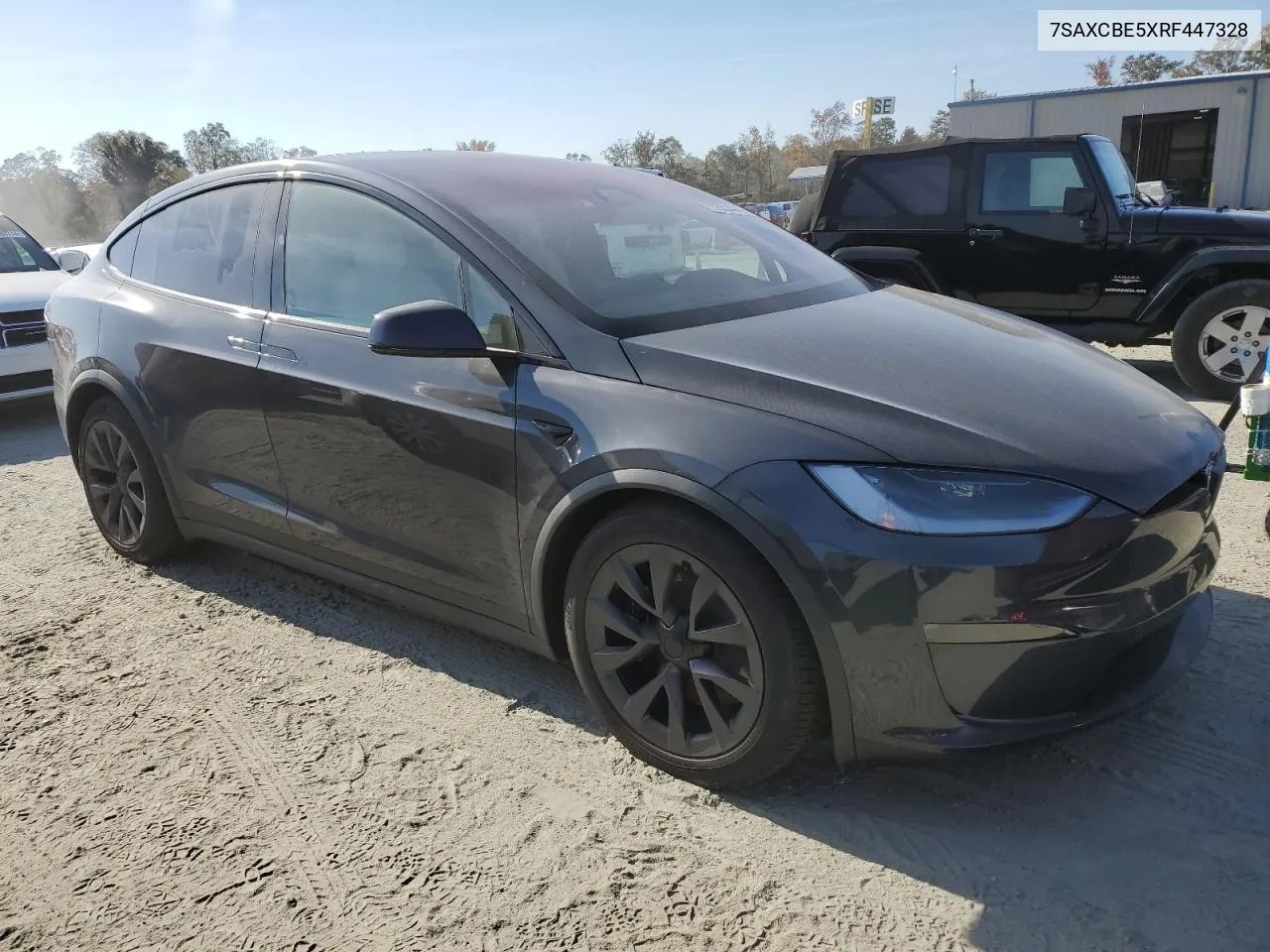 2024 Tesla Model X VIN: 7SAXCBE5XRF447328 Lot: 73581484