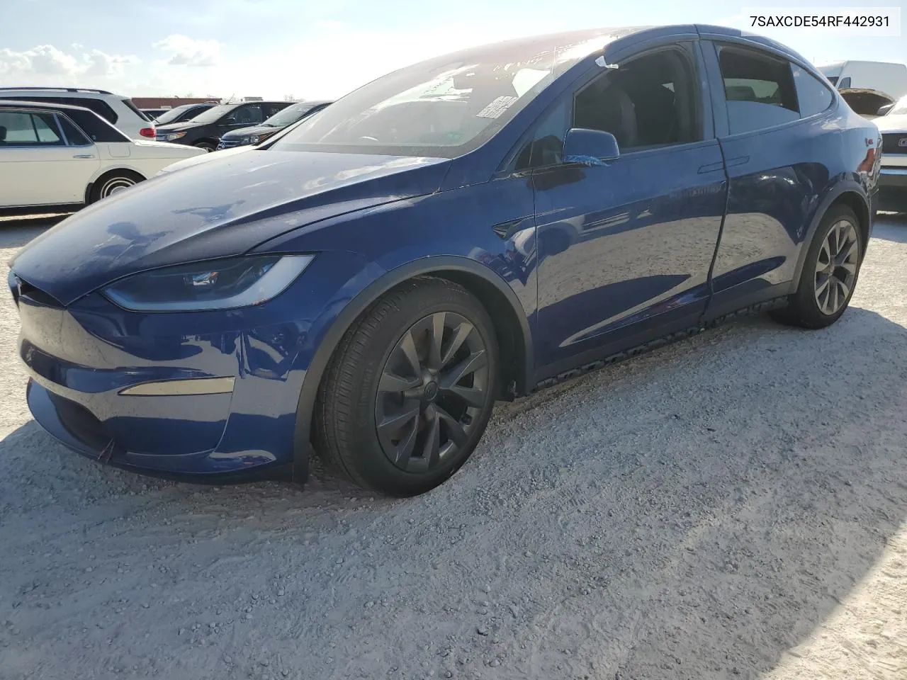 2024 Tesla Model X VIN: 7SAXCDE54RF442931 Lot: 74143364