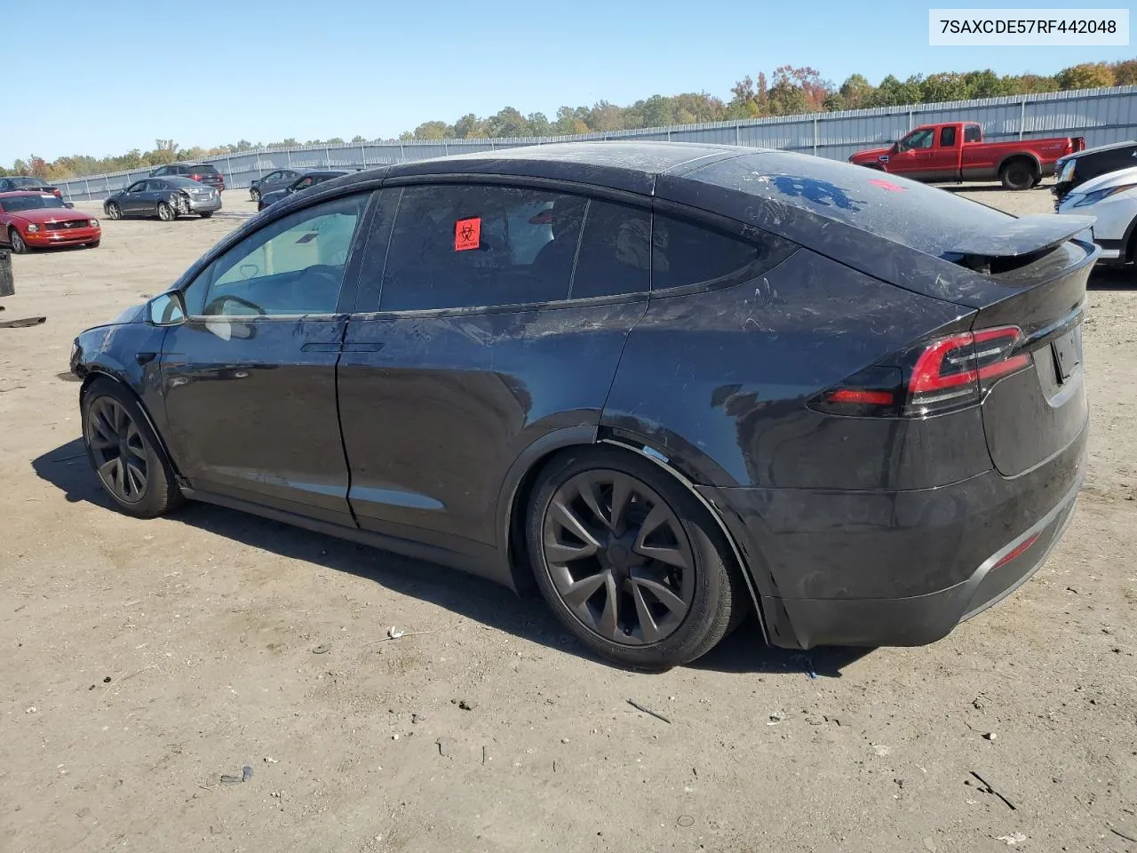 2024 Tesla Model X VIN: 7SAXCDE57RF442048 Lot: 76074464