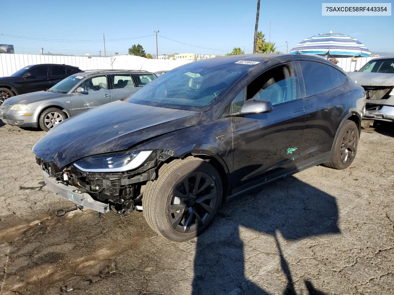 2024 Tesla Model X VIN: 7SAXCDE58RF443354 Lot: 80218644