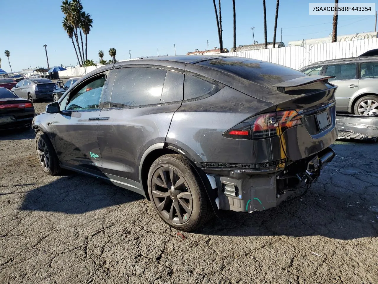 2024 Tesla Model X VIN: 7SAXCDE58RF443354 Lot: 80218644