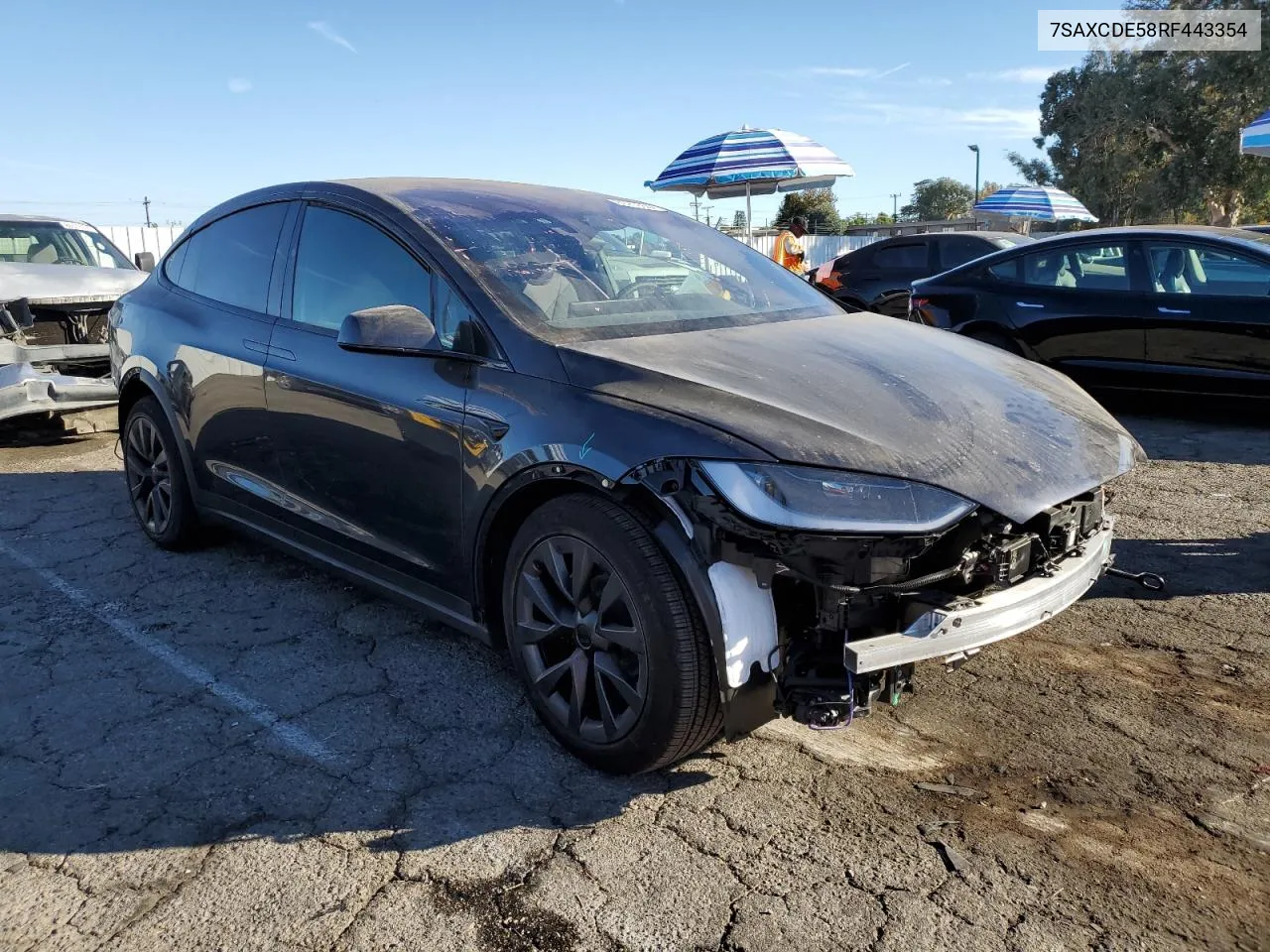 2024 Tesla Model X VIN: 7SAXCDE58RF443354 Lot: 80218644