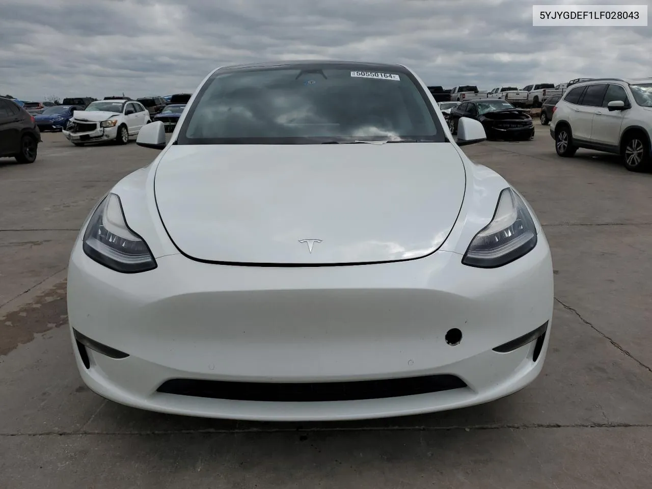 5YJYGDEF1LF028043 2020 Tesla Model Y