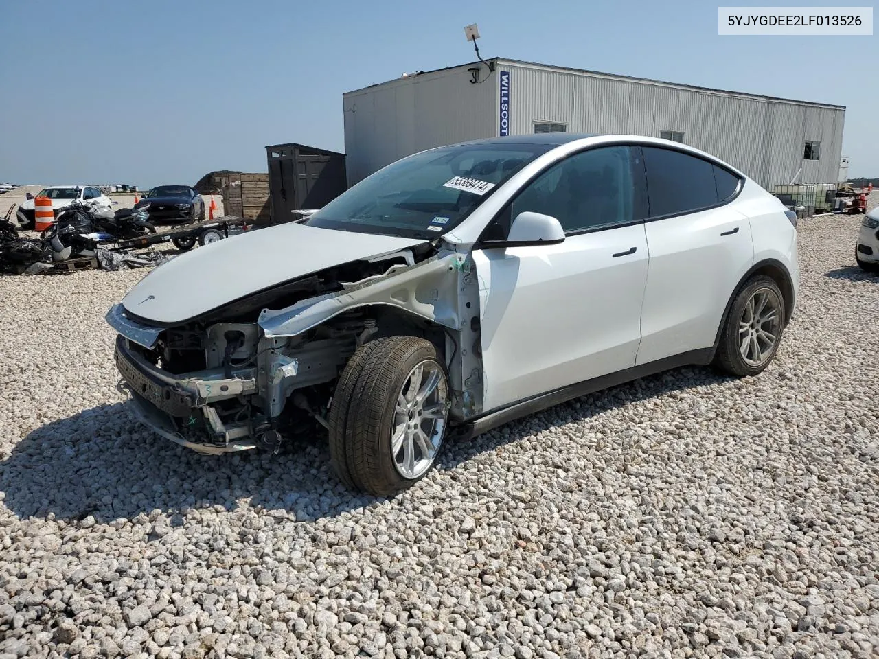 5YJYGDEE2LF013526 2020 Tesla Model Y