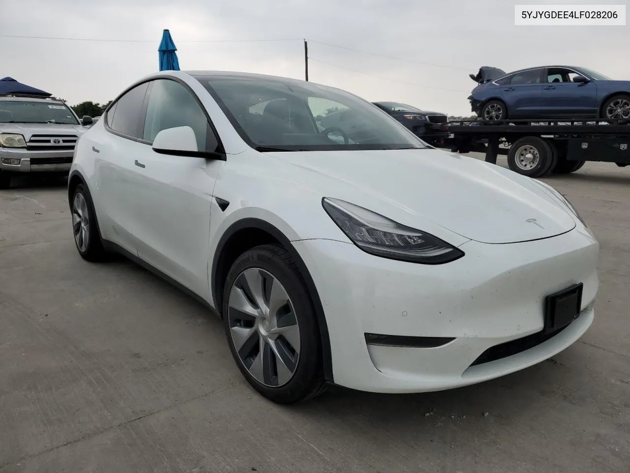 2020 Tesla Model Y VIN: 5YJYGDEE4LF028206 Lot: 56062484