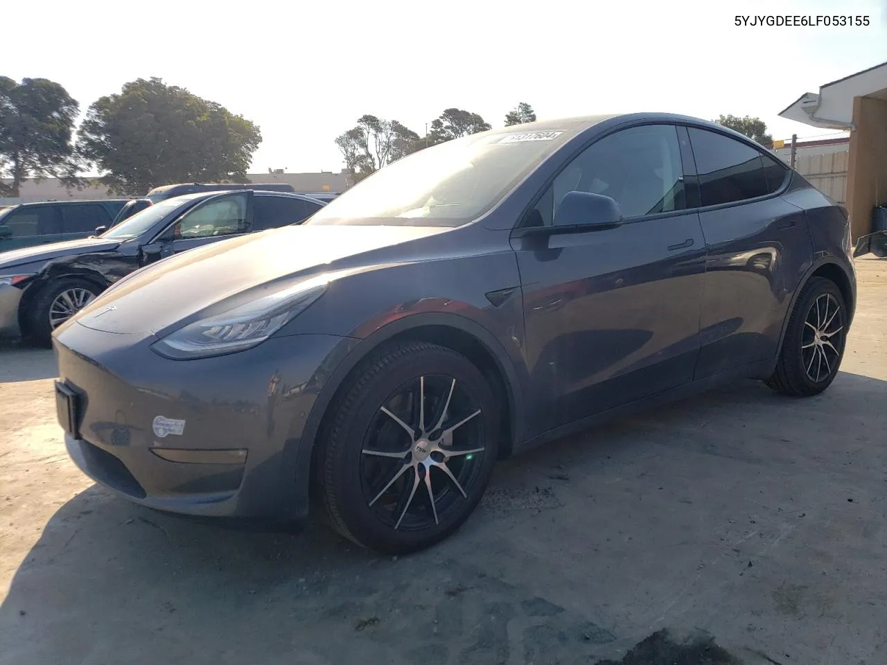 2020 Tesla Model Y VIN: 5YJYGDEE6LF053155 Lot: 61317604