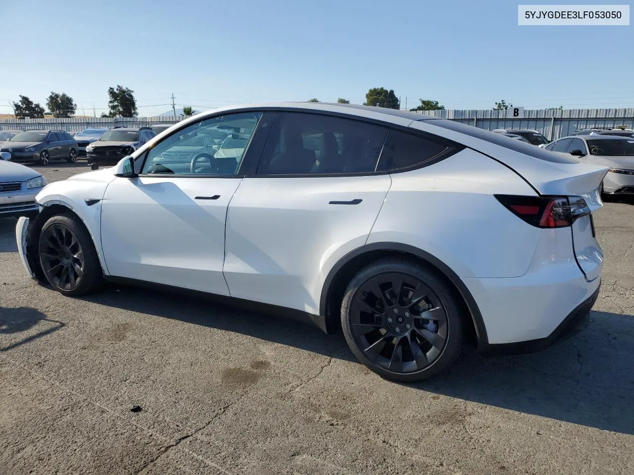 2020 Tesla Model Y VIN: 5YJYGDEE3LF053050 Lot: 61745654