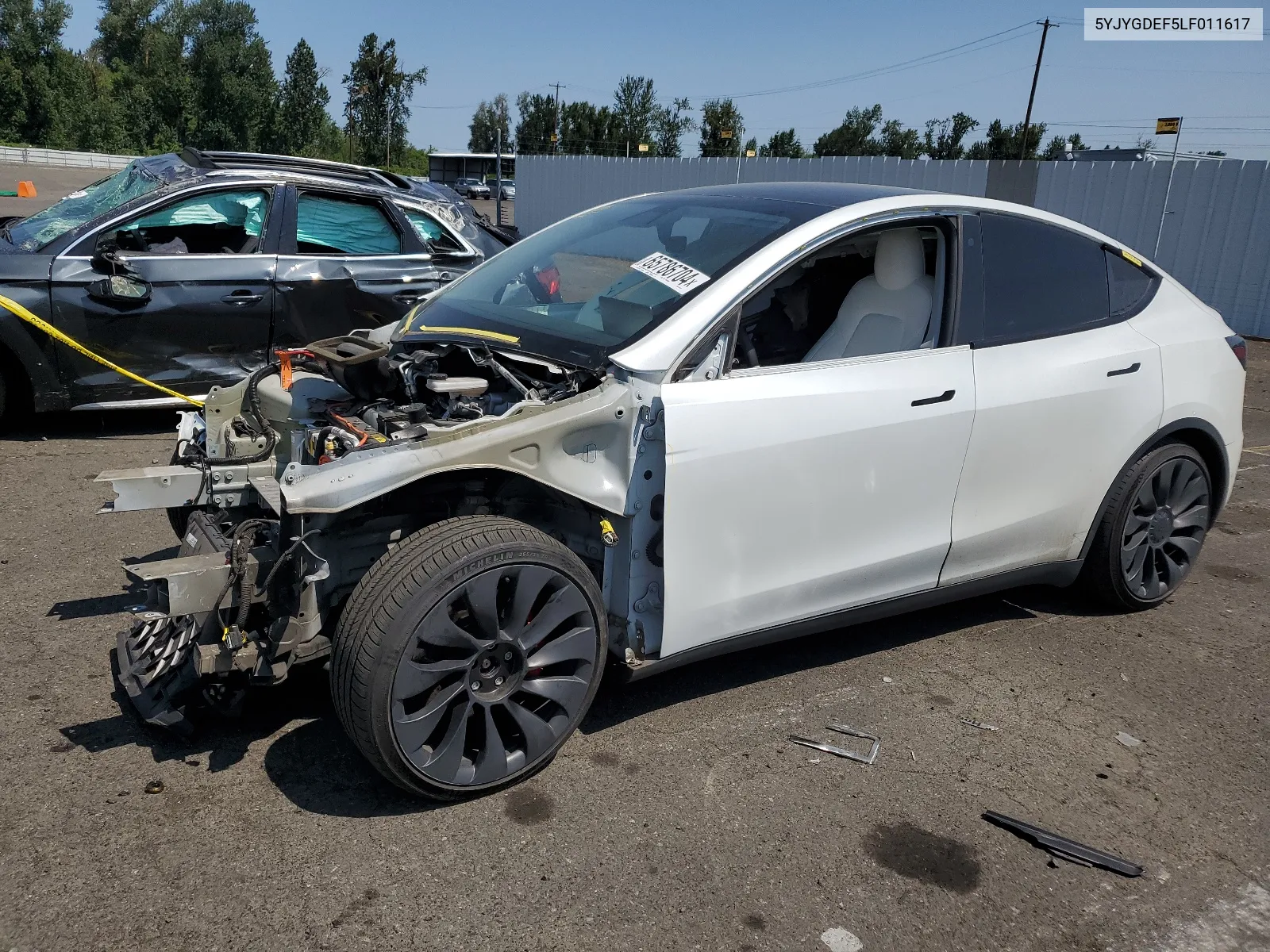 5YJYGDEF5LF011617 2020 Tesla Model Y